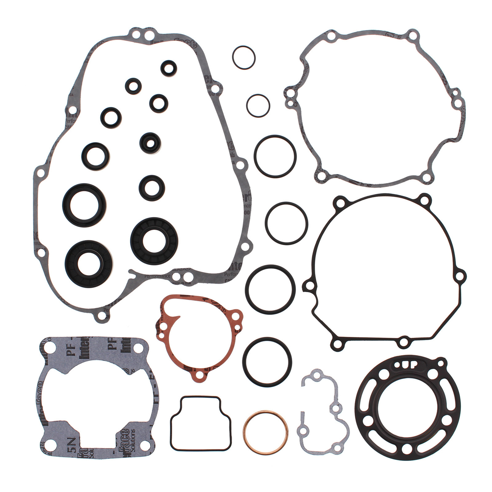 VERTEX COMPLETE GASKET SET W/ OIL SEALS KAWASAKI