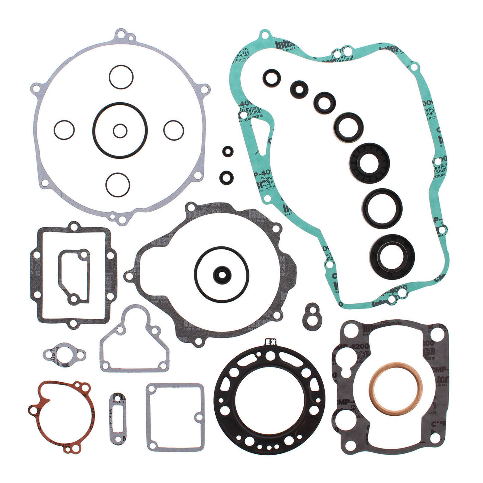 VERTEX COMPLETE GASKET SET W/ OIL SEALS KAWASAKI