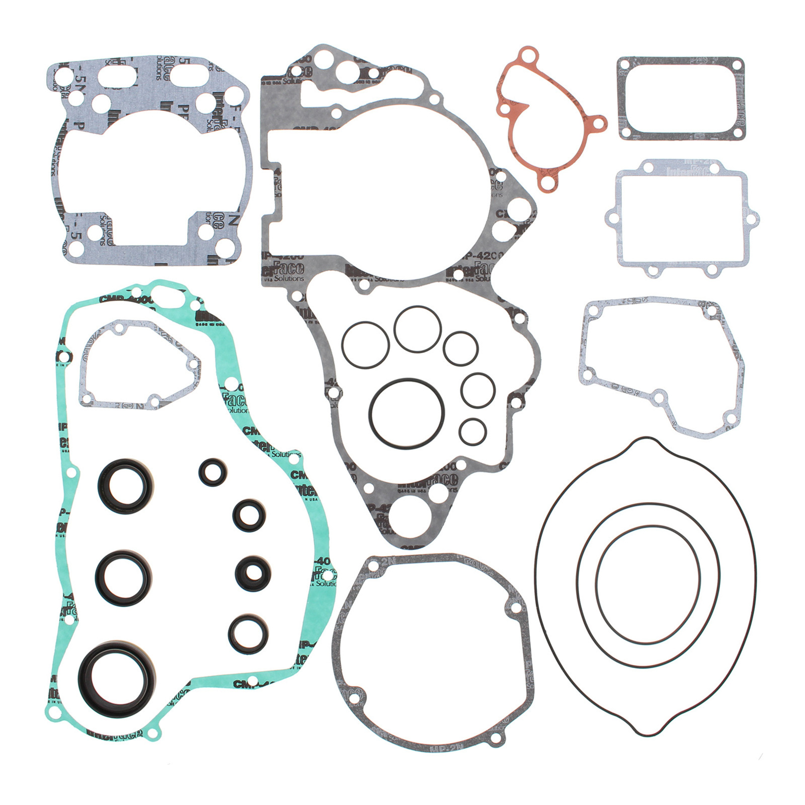Vertex Complete Gasket Set with Oil Seals (811587)