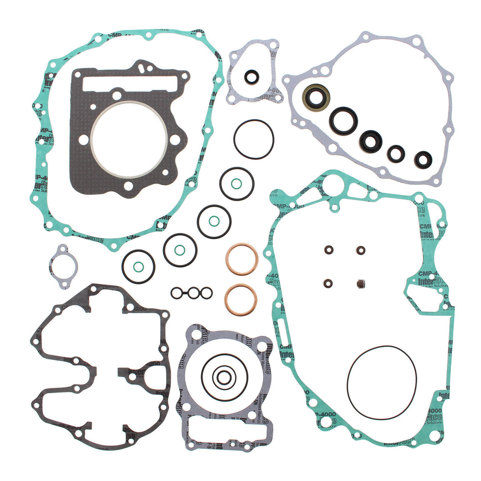 VERTEX COMPLETE GASKET SET W/ OIL SEALS HONDA