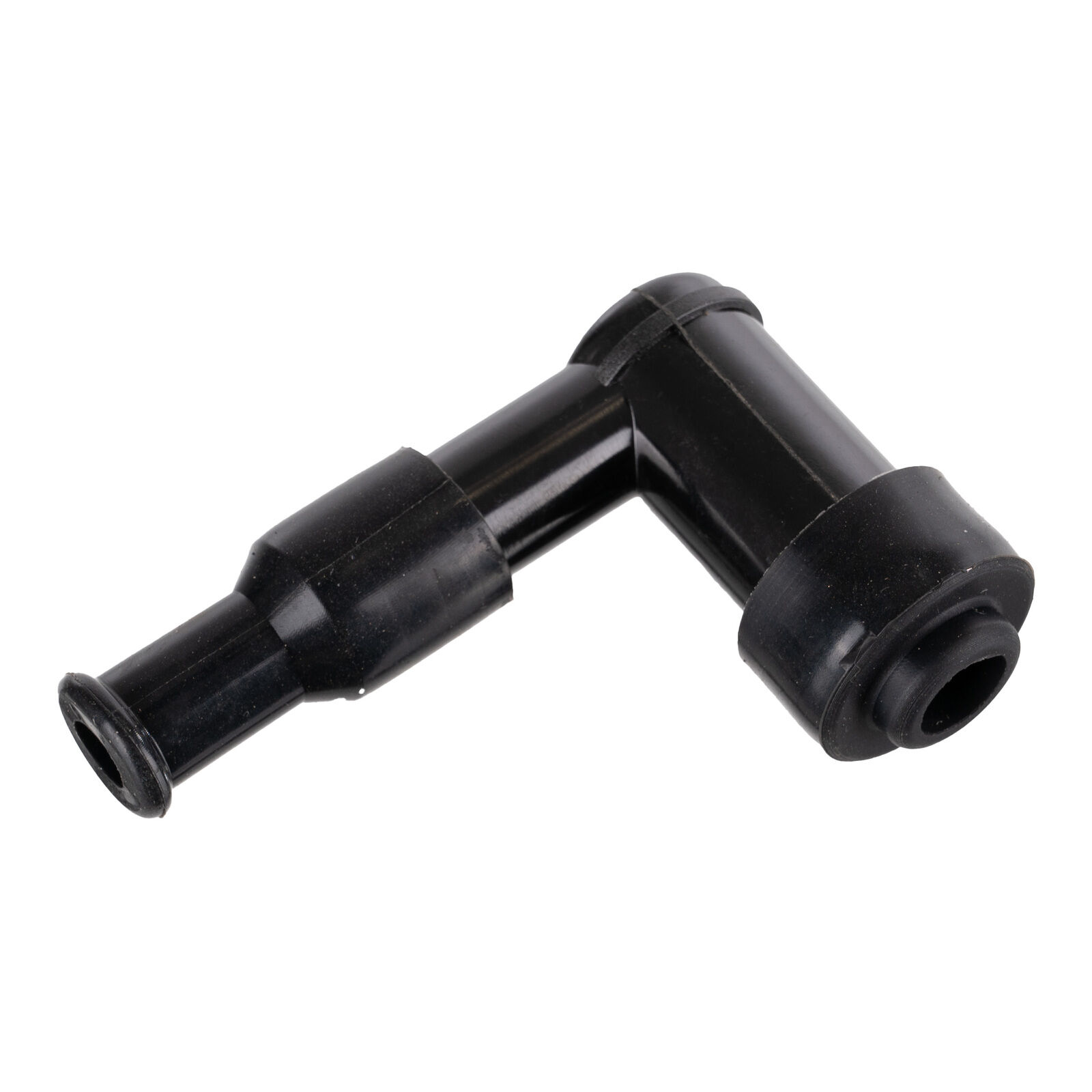Whites Spark Plug Cap - Right Angle (Black)