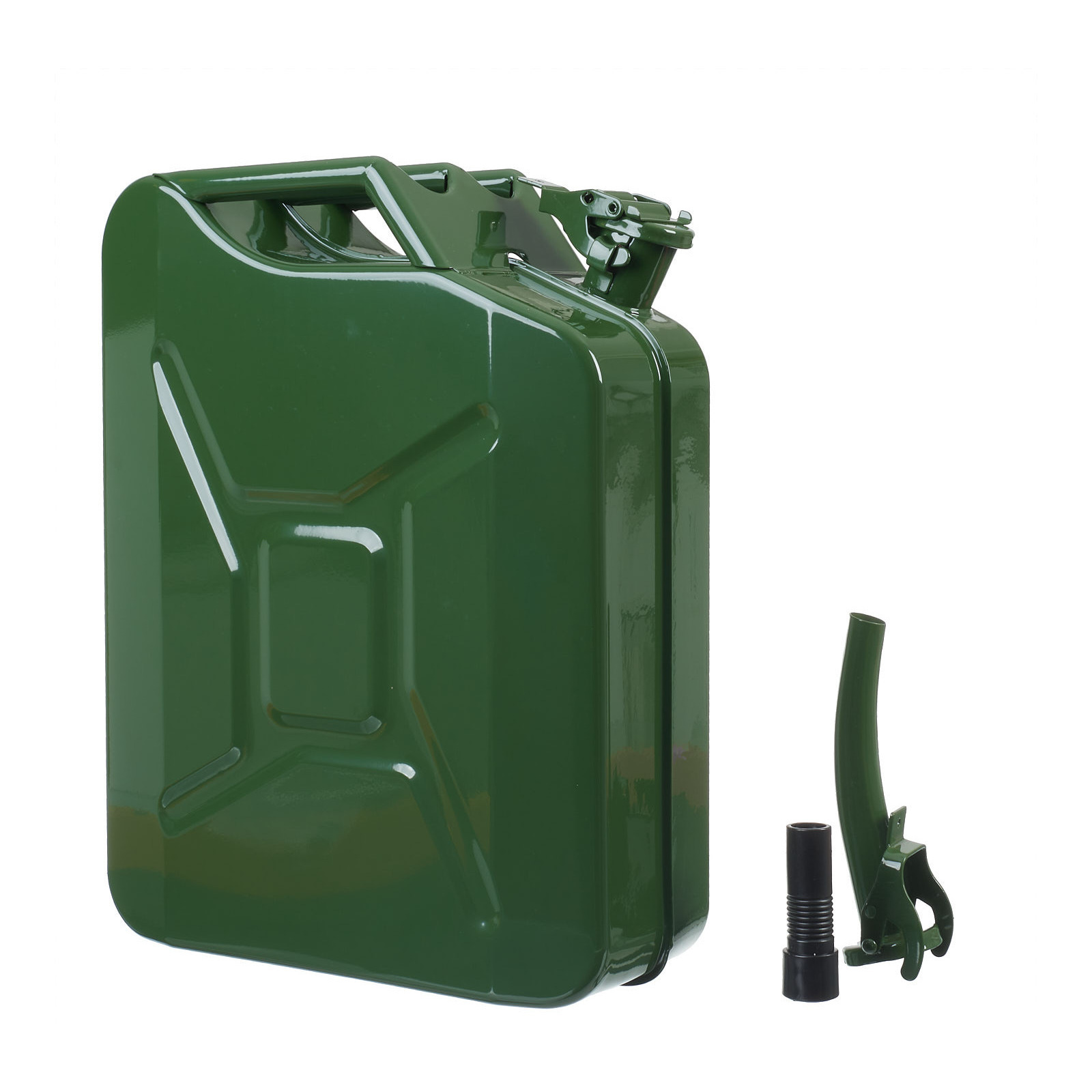 WHITES METAL JERRY CAN 20L WITH FLEX SPOUT