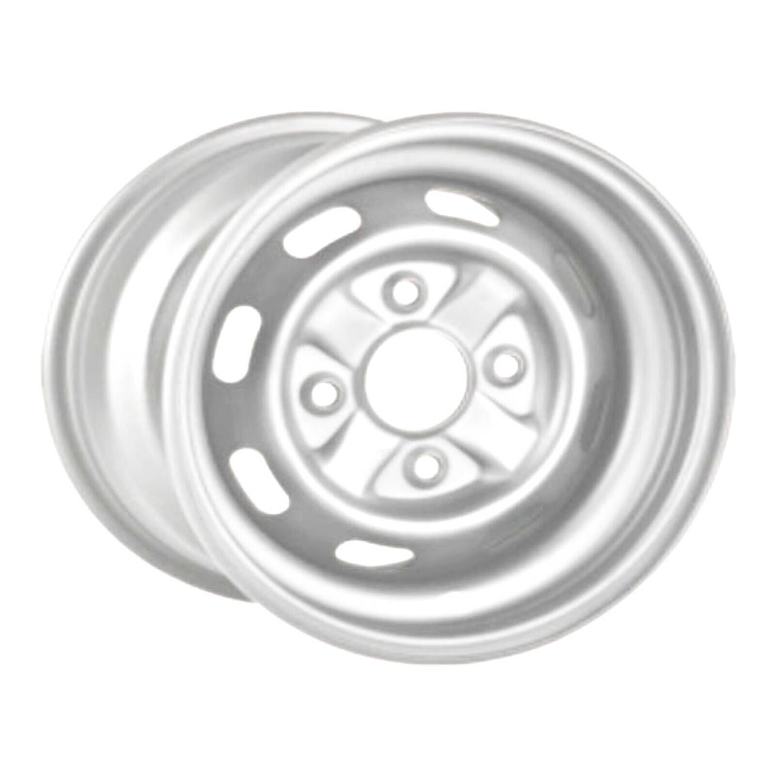 Whites ATV/UTV Steel Rim Silver 12x7.5 Honda RR IRS 4/110 +41