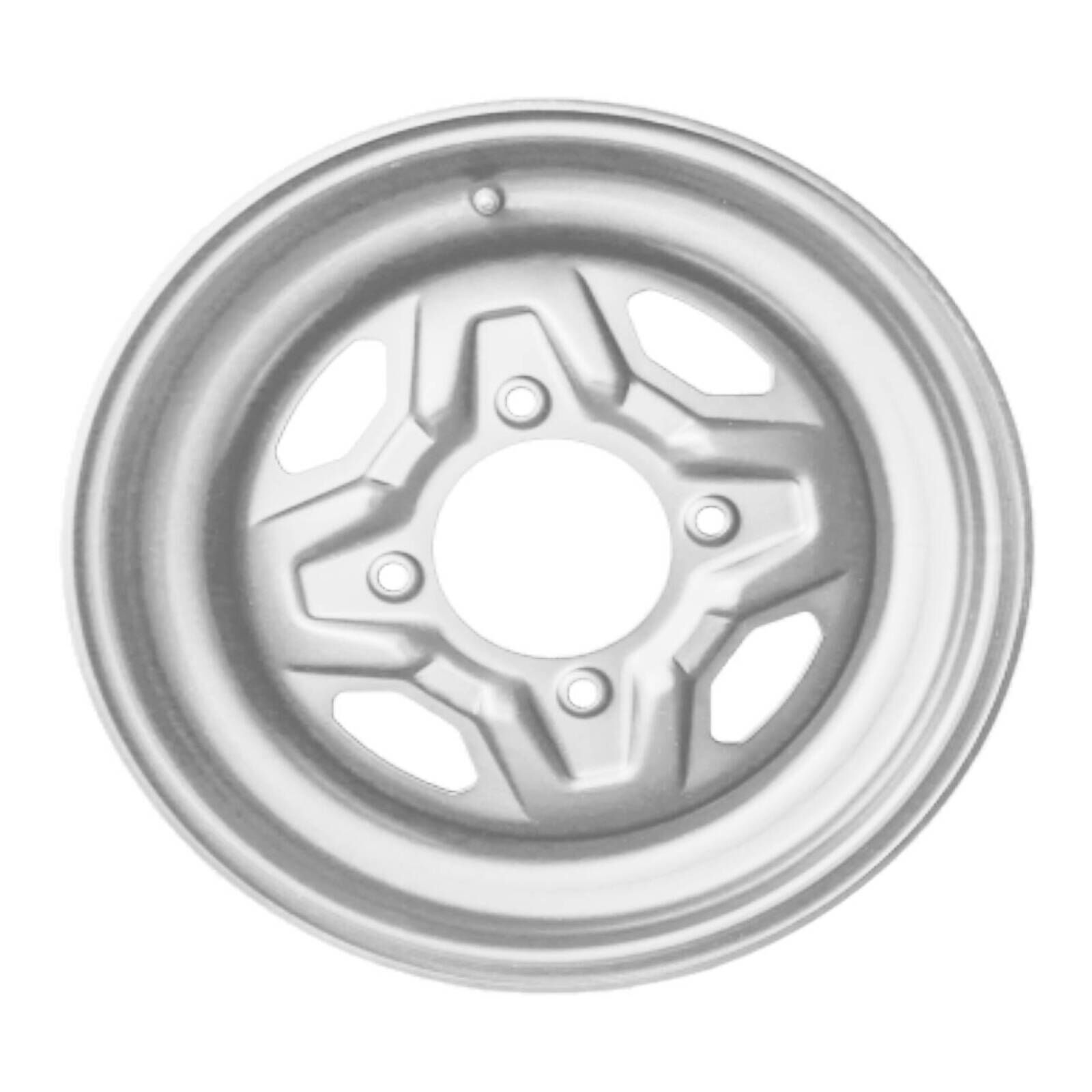 Whites ATV/UTV Steel Rim Silver 14x6 Polaris FR 4/156 +40.2