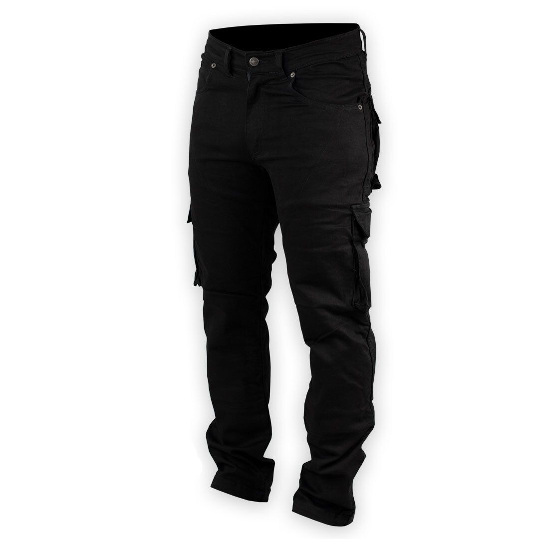 Shark Mens Super Stretch Protective Cargos [Black - 26]