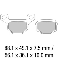 FERODO BRAKE PADS - FDB384P (PK = 2 Pads) [BQ25]