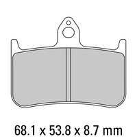 FERODO BRAKE PADS - FDB533CP1 (PK = 2 Pads) [CERAMIC GRIP 4 RACE]