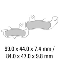 FERODO BRAKE PADS - FDB607P (PK = 2 Pads) [BQ25]