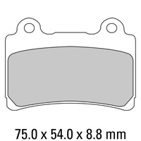 FERODO BRAKE PADS - FDB662P (PK = 2 Pads) [BQ25]