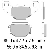 FERODO BRAKE PADS - FDB828P (PK = 2 Pads) [BQ25]