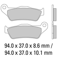 FERODO BRAKE PADS - FDB2039EF (PK = 2 Pads) [BQ10]