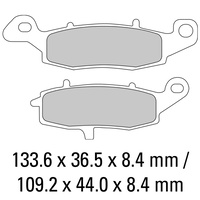 FERODO BRAKE PADS - FDB2049EF (PK = 2 Pads) [BQ10]