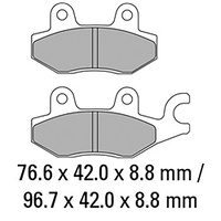 FERODO BRAKE PADS - FDB2087EF (PK = 2 Pads) [BQ10]