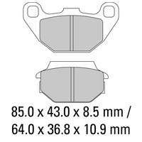 FERODO BRAKE PADS - FDB2096EF (PK = 2 Pads) [BQ10]