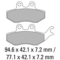 FERODO BRAKE PADS - FDB2147S (PK = 2 Pads)