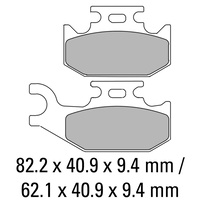 FERODO BRAKE PADS - FDB2149SG (PK = 2 Pads) [BQ25]