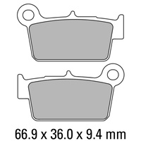 FERODO BRAKE PADS - FDB2162EF (PK = 2 Pads) [BQ10]