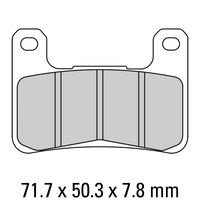 FERODO BRAKE PADS - FDB2178ST (PK = 2 Pads) [BQ25]