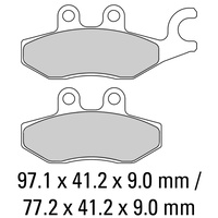 FERODO BRAKE PADS - FDB2186EF (PK = 2 Pads) [BQ10]