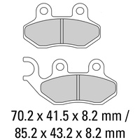 FERODO BRAKE PADS - FDB2190EF (PK = 2 Pads) [BQ10]