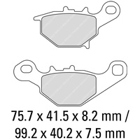 FERODO BRAKE PADS - FDB2197SG (PK = 2 Pads) [BQ25]