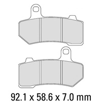 FERODO BRAKE PADS - FDB2210P (PK = 2 Pads) [BQ25]