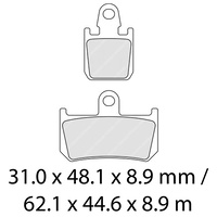 FERODO BRAKE PADS - FDB2217CP211 (PK = 4 Pads) - [RACE/TRACK DAY]