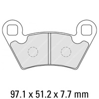 FERODO BRAKE PADS - FDB2236SG (PK = 2 Pads) [BQ20]