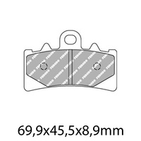 FERODO BRAKE PADS - FDB2266ST (PK = 2 Pads) [BQ25]