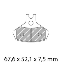 FERODO BRAKE PADS - FDB2271SG (PK = 2 Pads) [BQ25]