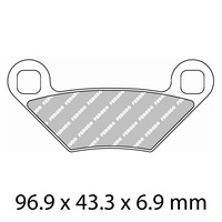 FERODO BRAKE PADS - FDB2276SG (PK = 2 Pads) [BQ25]