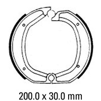 FERODO BRAKE SHOE SET - FSB700 [NO SPRINGS]