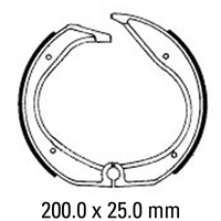 FERODO BRAKE SHOE SET - FSB701 [NO SPRINGS]