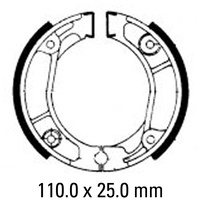 FERODO BRAKE SHOE SET - FSB705A [ECO FRICTION] [BQ10]