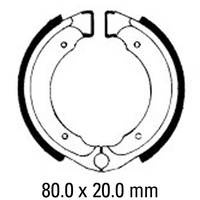 FERODO BRAKE SHOE SET - FSB727