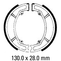 FERODO BRAKE SHOE SET - FSB733A [ECO FRICTION] [BQ10]