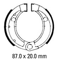 FERODO BRAKE SHOE SET - FSB753