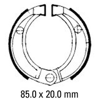 FERODO BRAKE SHOE SET - FSB756