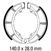 FERODO BRAKE SHOE SET - FSB785