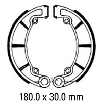 FERODO BRAKE SHOE SET - FSB793