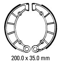 FERODO BRAKE SHOE SET - FSB795