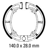 FERODO BRAKE SHOE SET - FSB799