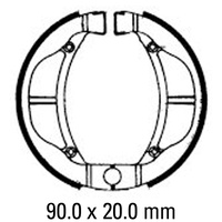 FERODO BRAKE SHOE SET - FSB802