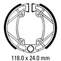 FERODO BRAKE SHOE SET - FSB803