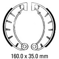 FERODO BRAKE SHOE SET - FSB854