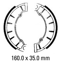 FERODO BRAKE SHOE SET - FSB855