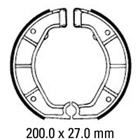 FERODO BRAKE SHOE SET - FSB863