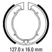 FERODO BRAKE SHOE SET - FSB917 [BSA F&R - 127 X 16MM]