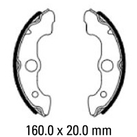 FERODO BRAKE SHOE SET - FSB931 [NO SPRINGS]