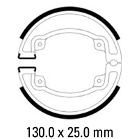 FERODO BRAKE SHOE SET - FSB958A [ECO FRICTION]